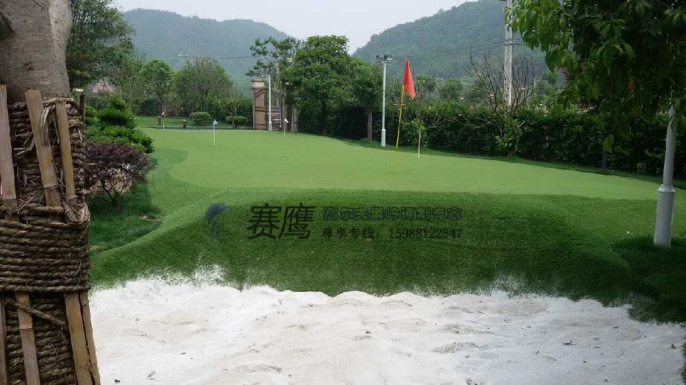 人工果嶺施工···